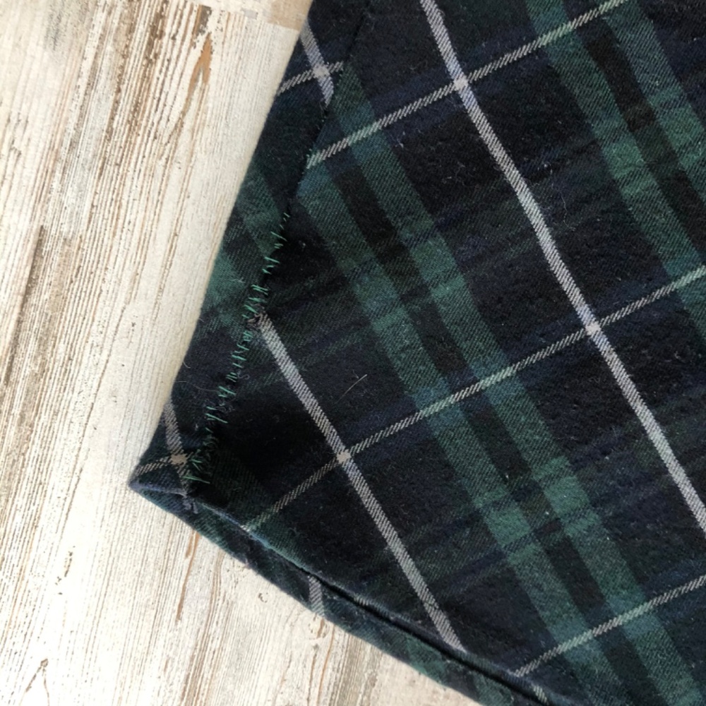🍑Urban Outfitters BDG Green Plaid Mini Skirt - Picture 4 of 5